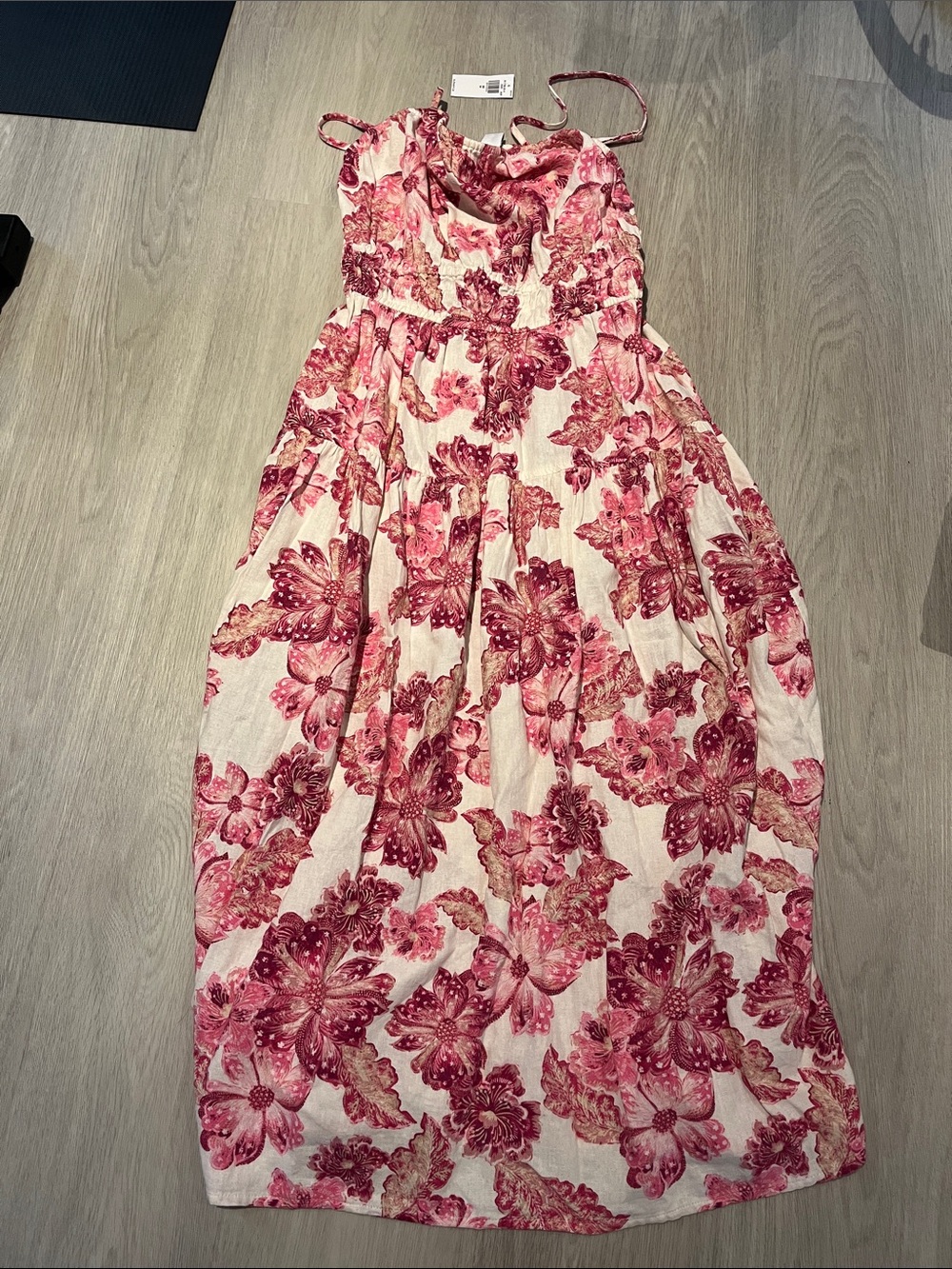 Old Navy Pink Floral Maxi Dress